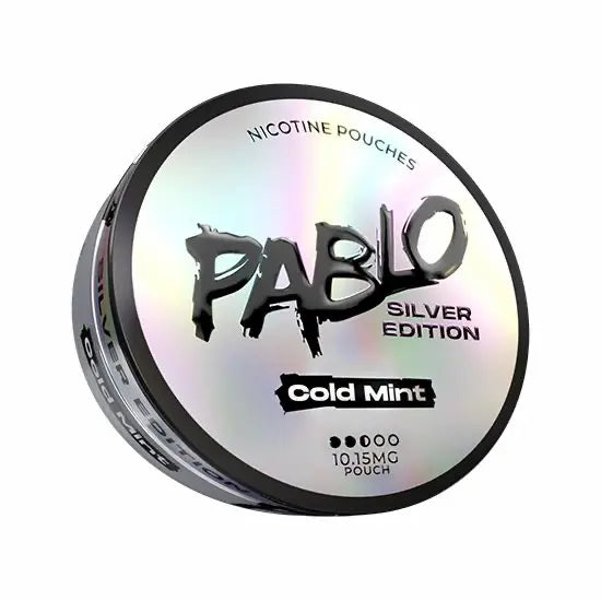 Buy PABLO Silver Edition Cold Mint 10.15mg Nicotine Pouches