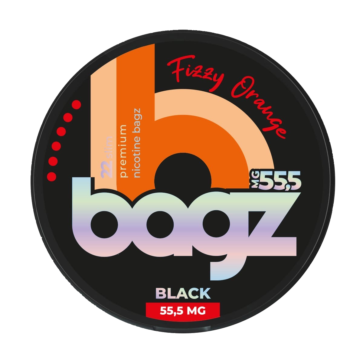 BAGZ Fizzy Orange 55.5mg
