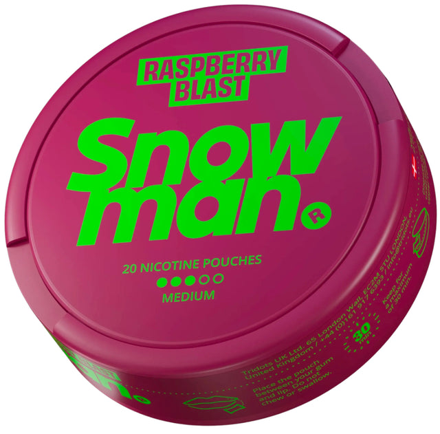 SNOWMAN Raspberry Blast 9mg