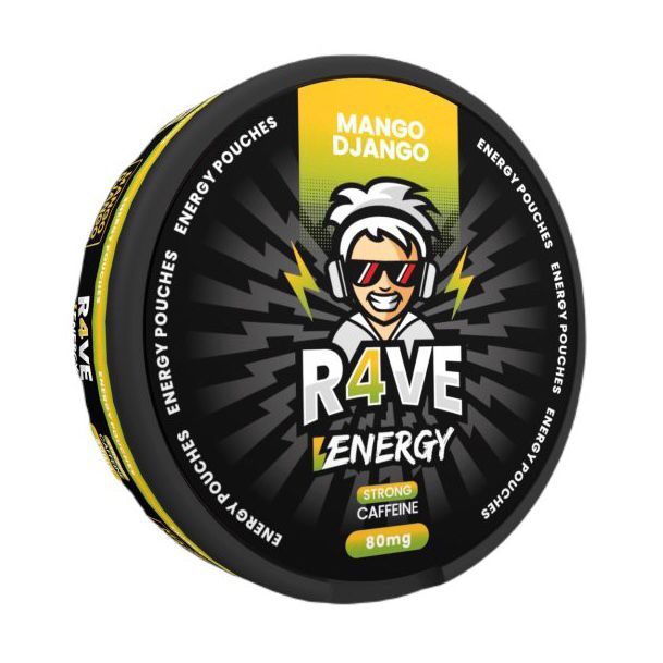R4ve Mango Django 80mg caffeine