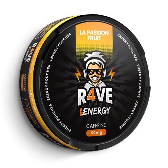 R4ve La Passion Fruit 50mg caffeine