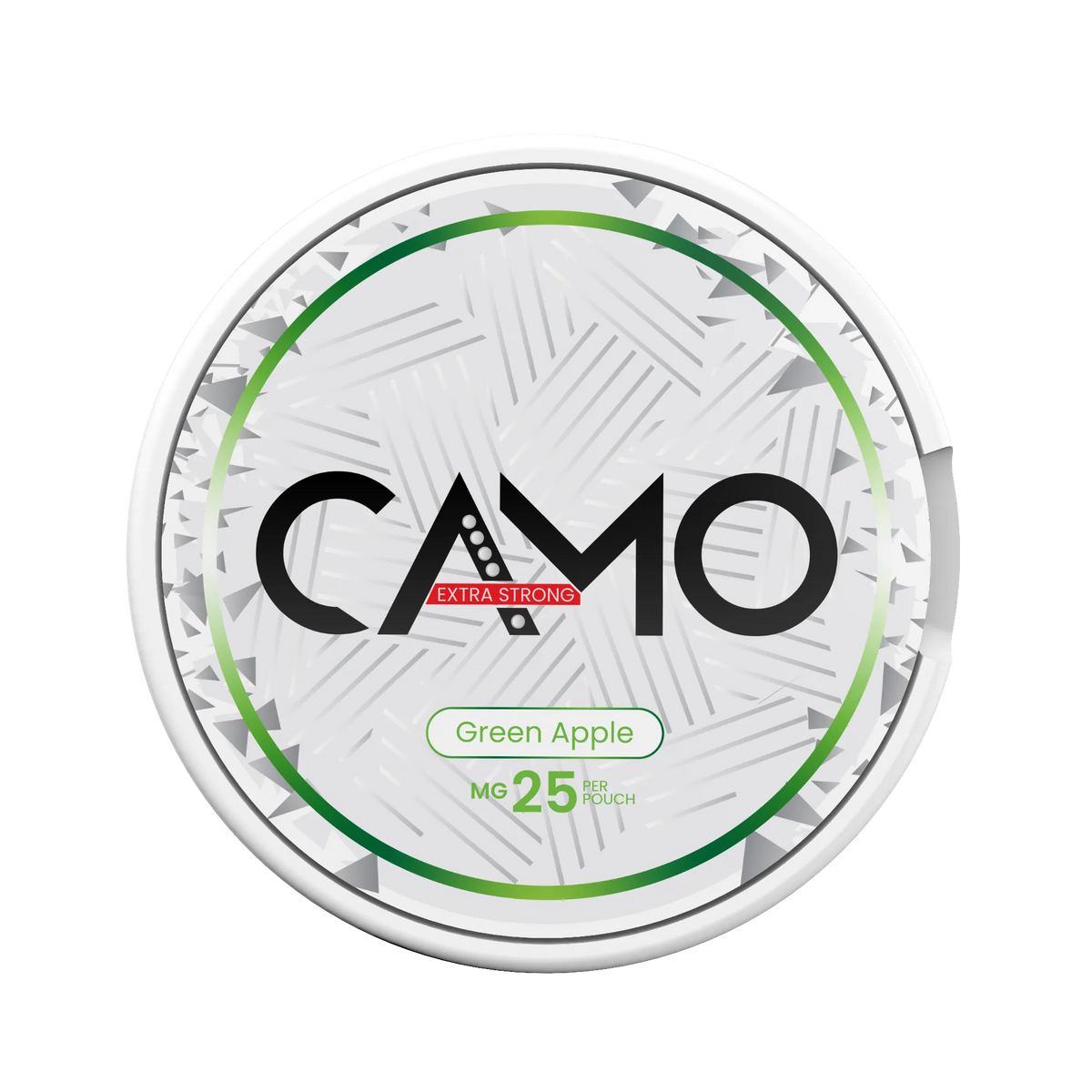 CAMO Green Apple 25mg nicotine pouches