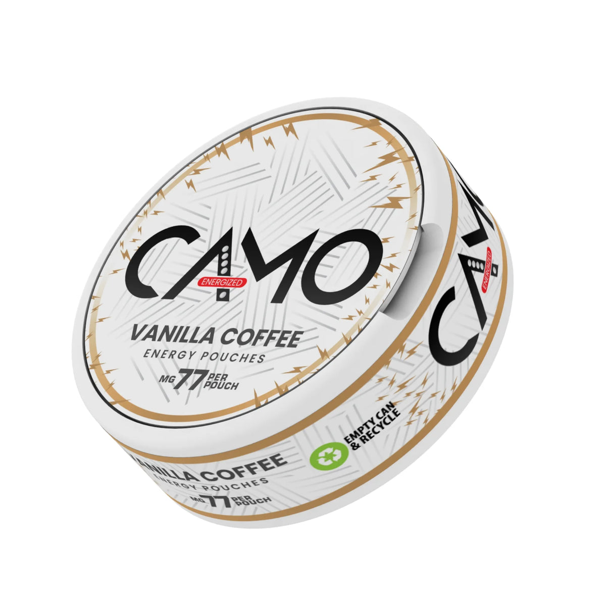 CAMO Vanilla Coffee 77mg caffeine pouches