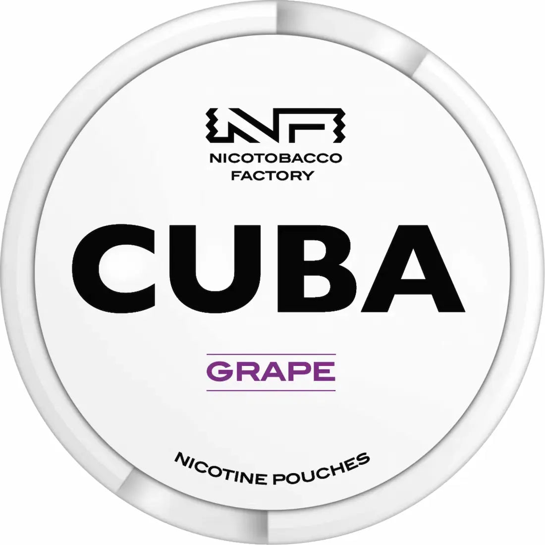 CUBA Whiteline Grape 16mg nicotine pouches grape flavour UK