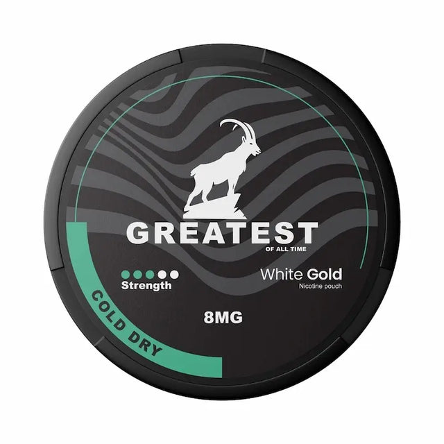 Greatest Cold Dry 9mg nicotine pouches UK light mint flavour