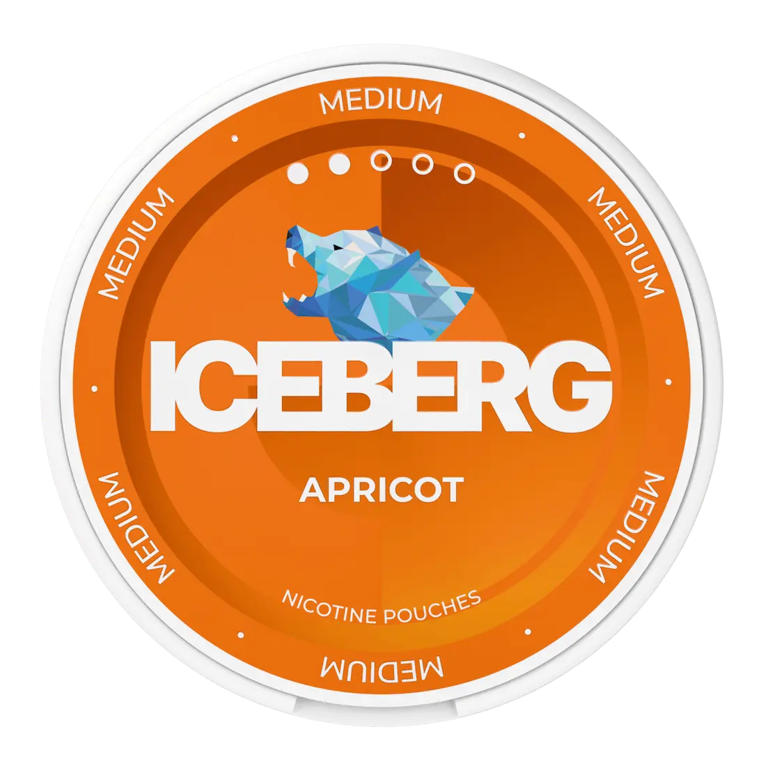 ICEBERG Apricot 20mg nicotine pouches with apricot flavour