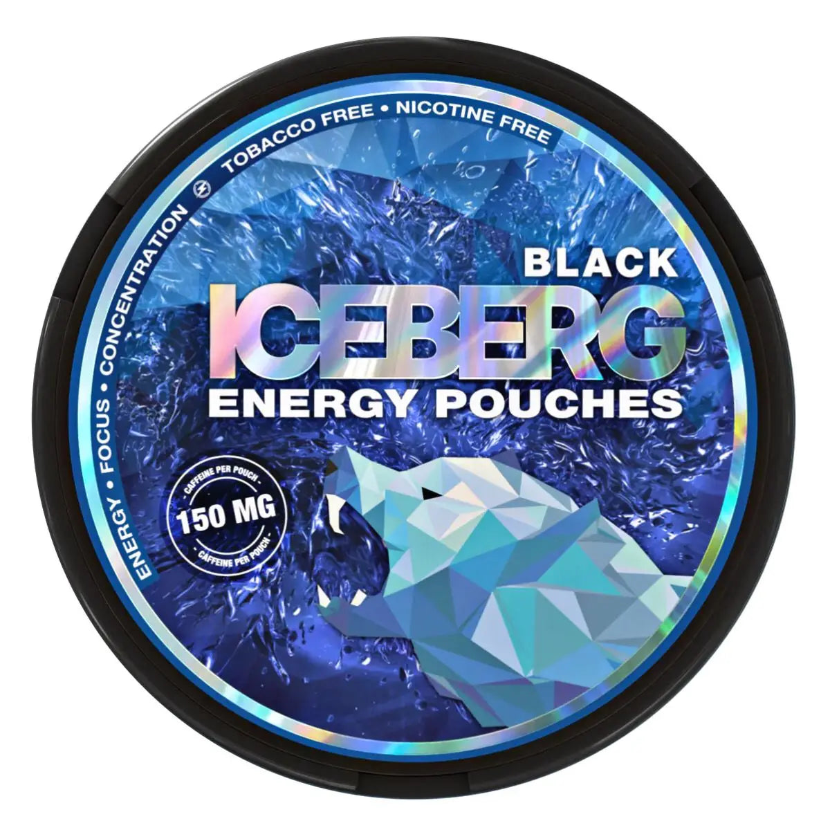ICEBERG Black 150mg caffeine pouches