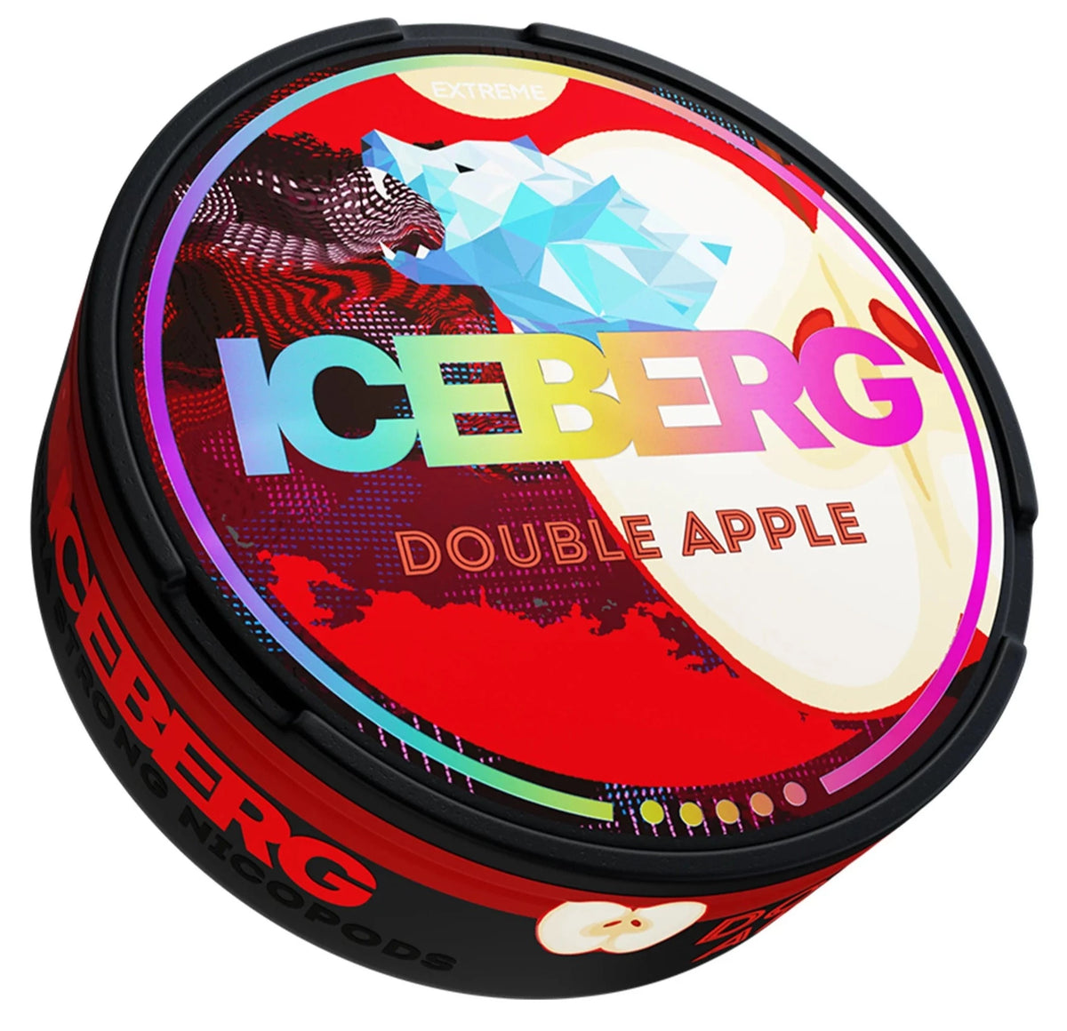 ICEBERG Double Apple 50mg nicotine pouches