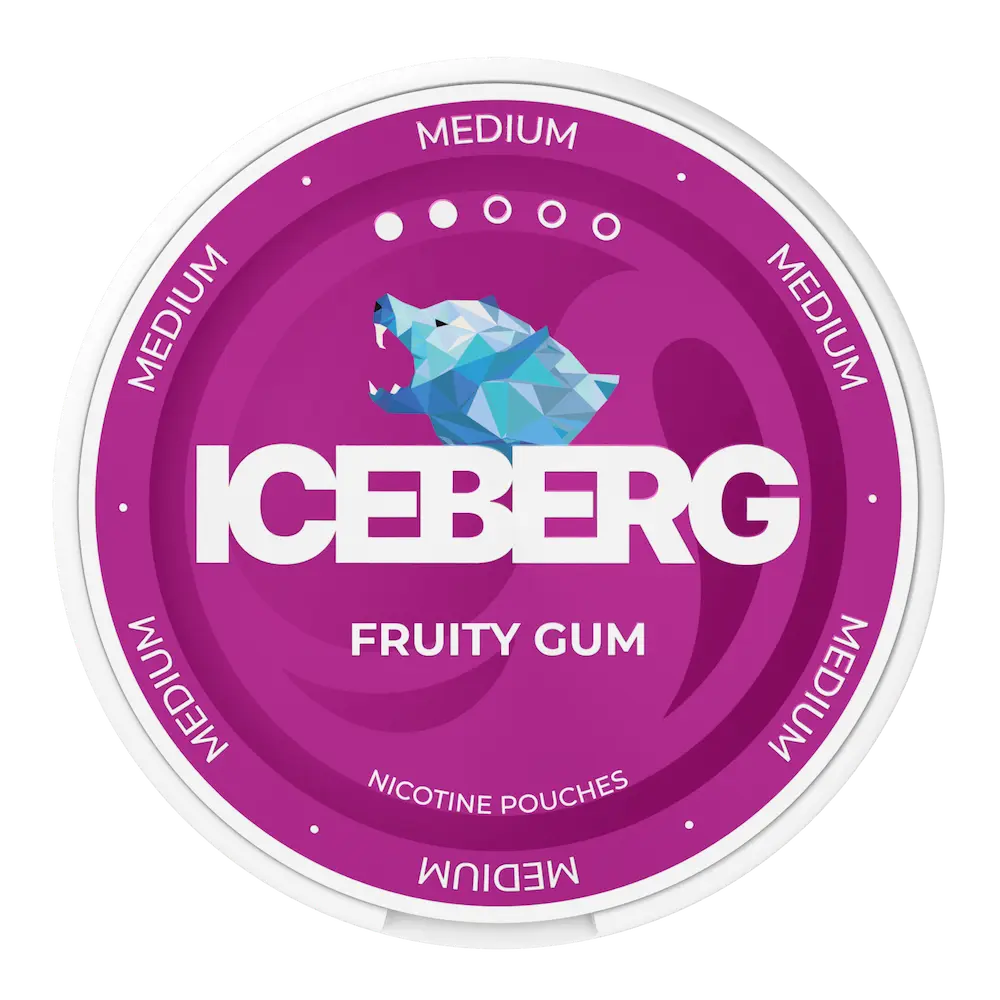 ICEBERG Fruity Gum 20mg nicotine pouches