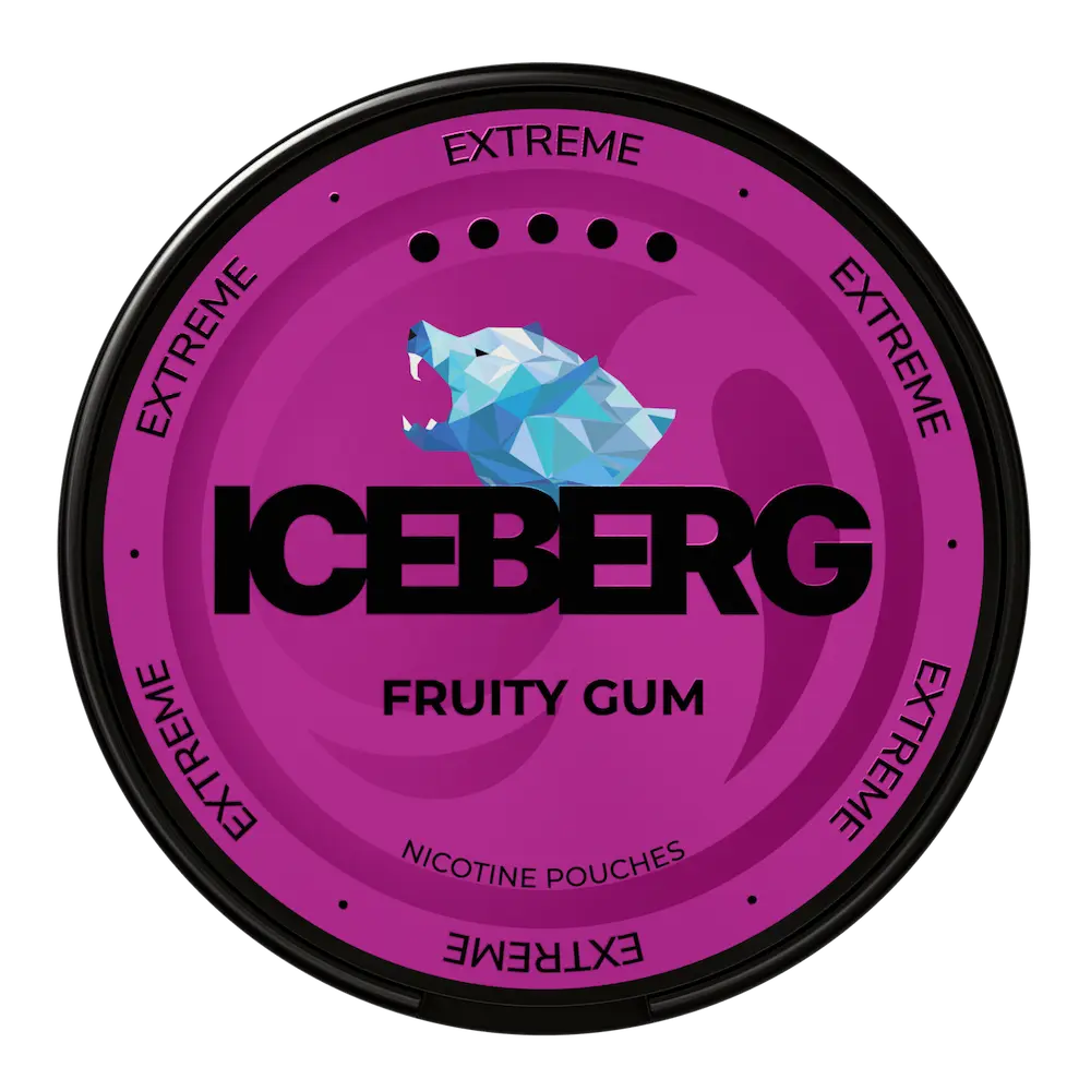 ICEBERG Fruity Gum 50mg nicotine pouches
