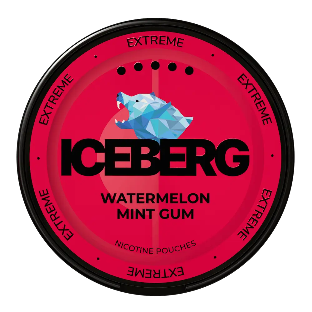 ICEBERG Watermelon Mint Gum 50mg nicotine pouches