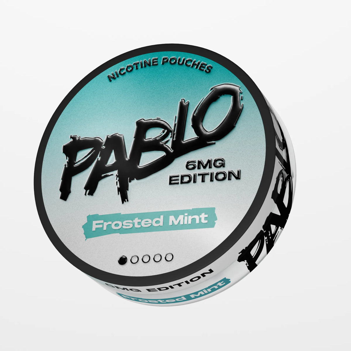 PABLO 6mg Edition Frosted Mint 6mg nicotine pouch can, cool mint with a frosty edge