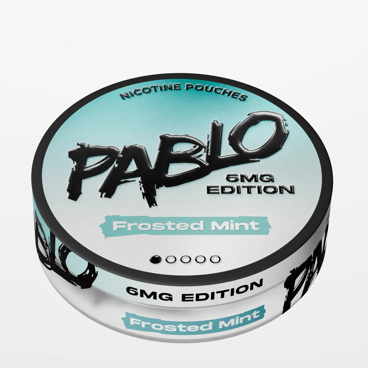 PABLO 6mg Edition Frosted Mint light strength nicotine pouches, 6mg per pouch