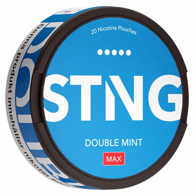 STNG Double Mint Max 50mg nicotine pouches UK strong mint flavour £1.99