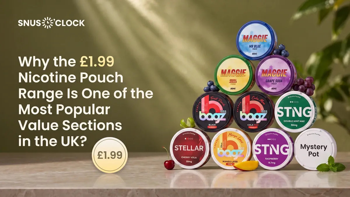 Why the £1.99 Nicotine Pouch Range Is One of the Most Popular Value Sections in the UK?