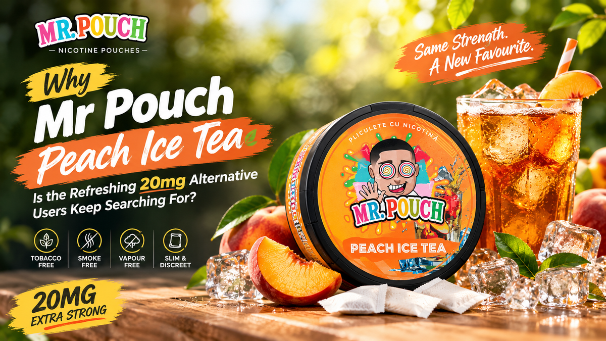 Mr Pouch Peach Ice Tea 20mg