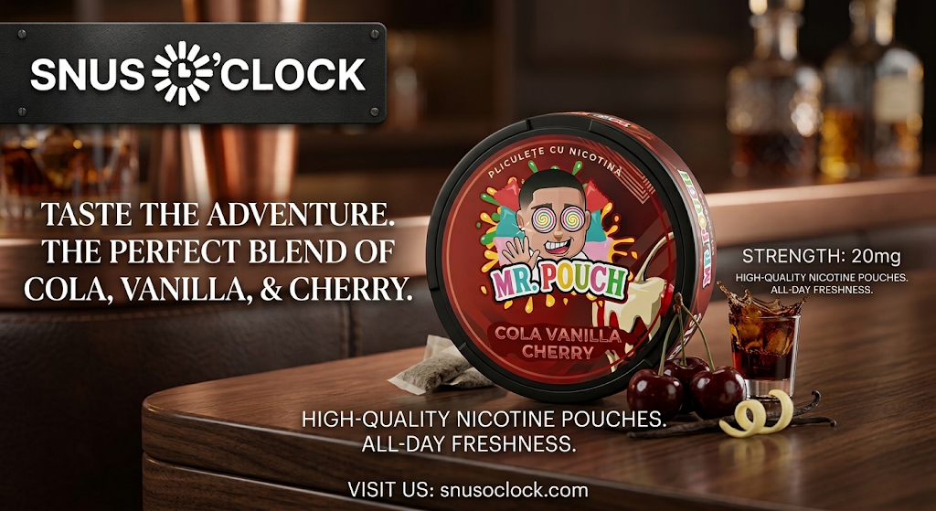 What to Know About Mr Pouch Cola Vanilla Cherry and Its 20mg Strength