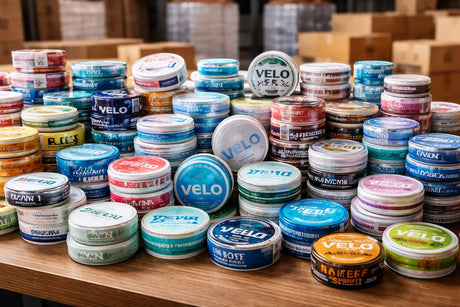 Nicotine pouches wholesale UK bulk distributor supply with multiple brands and large quantity stock ready for fast delivery