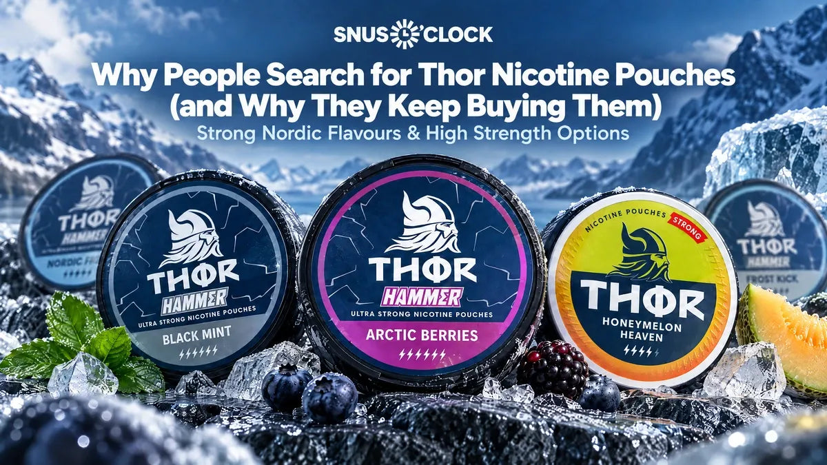Why People Search for Thor Nicotine Pouches 