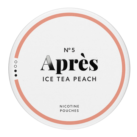 APRES Nicotine Pouches Collection - Ice Tea Peach Extra Strong 8.25mg