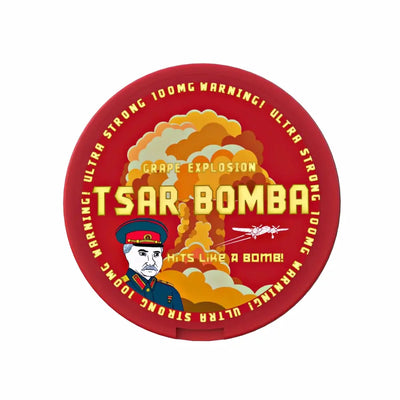 Nuclear Pouches collection featuring Tsar Bomba and Nagazaki nicotine pouches