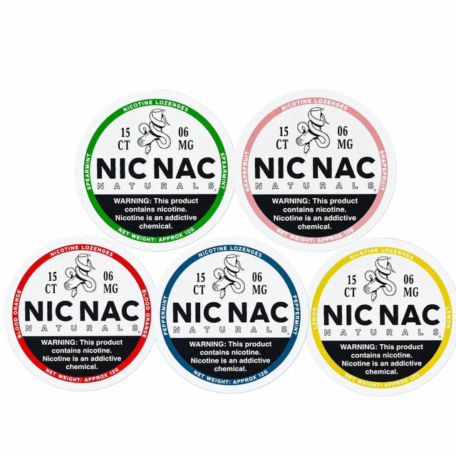 Bundle of 5 Nic Nac 6mg
