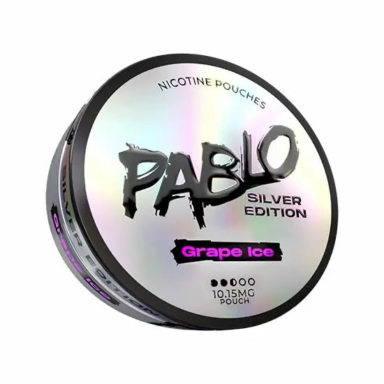 Buy PABLO Silver Edition Grape Ice 10.15mg Nicotine Pouches