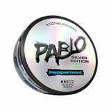 Buy PABLO Silver Edition Peppermint 10.15mg Nicotine Pouches