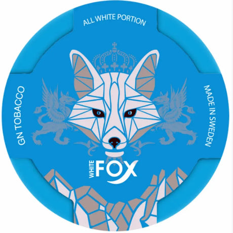 WHITE FOX All White Portion 16mg nicotine pouches classic mint flavour UK
