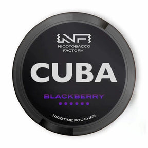 CUBA Blackline Blackberry 43mg nicotine pouches blackberry flavour UK
