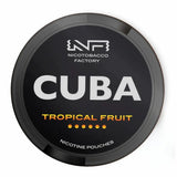 CUBA Blackline Tropical Fruit 43mg nicotine pouches tropical mix flavour UK