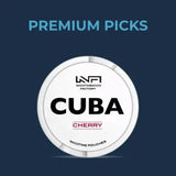 CUBA Whiteline Cherry 16mg nicotine pouches cherry flavour UK