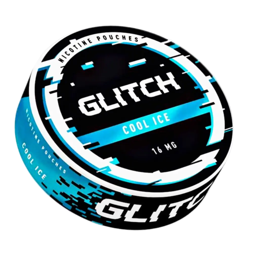 GLITCH Cool Ice 16mg nicotine pouches UK
