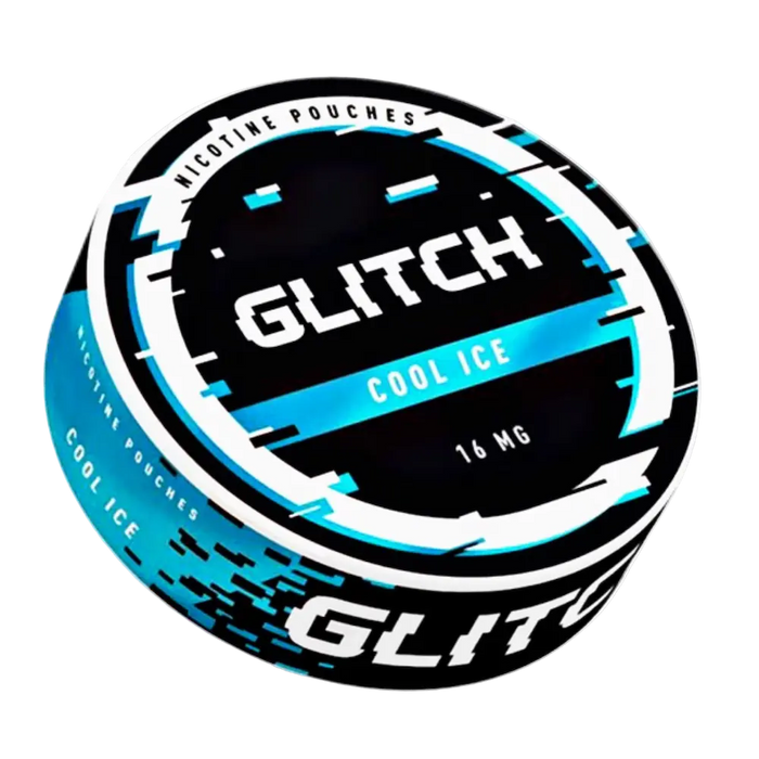GLITCH Cool Ice 16mg nicotine pouches UK
