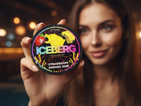 ICEBERG Strawberry Banana Gum 50mg