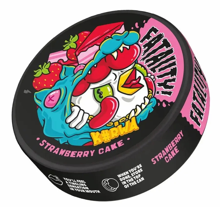 KURWA Fatality Energy Bubblegum 47mg | High MG Nicotine Pouches UK
