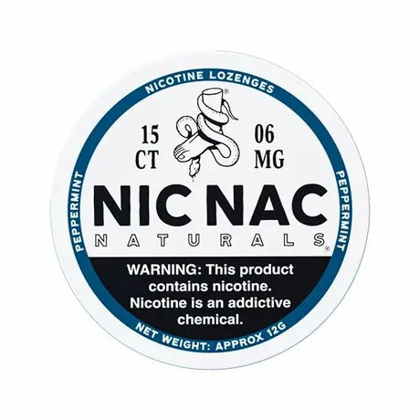 NIC NAC Peppermint 6mg Nicotine 
Lozenges