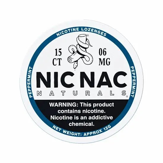 NIC NAC Peppermint 6mg Nicotine 
Lozenges