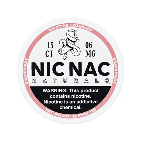 Nic Nac Grapefruit 6mg Nicotine Lozenges