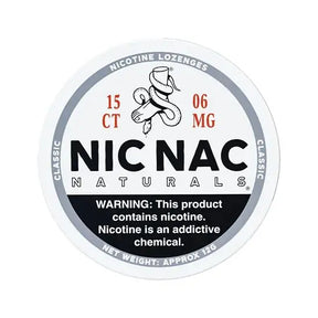 Nic Nac Classic 6mg Nicotine Lozenges