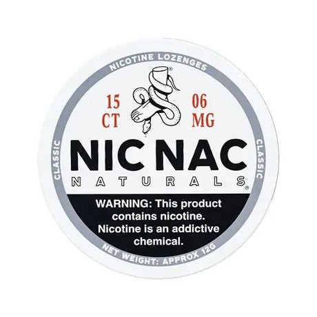 Nic Nac Classic 6mg Nicotine Lozenges