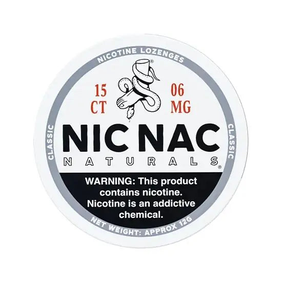Nic Nac Classic 6mg Nicotine Lozenges