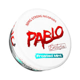 Pablo Exclusive Frosted Mint 50mg nicotine pouches UK strong mint flavour cooling pouch
