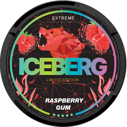 ICEBERG Raspberry Gum 130mg