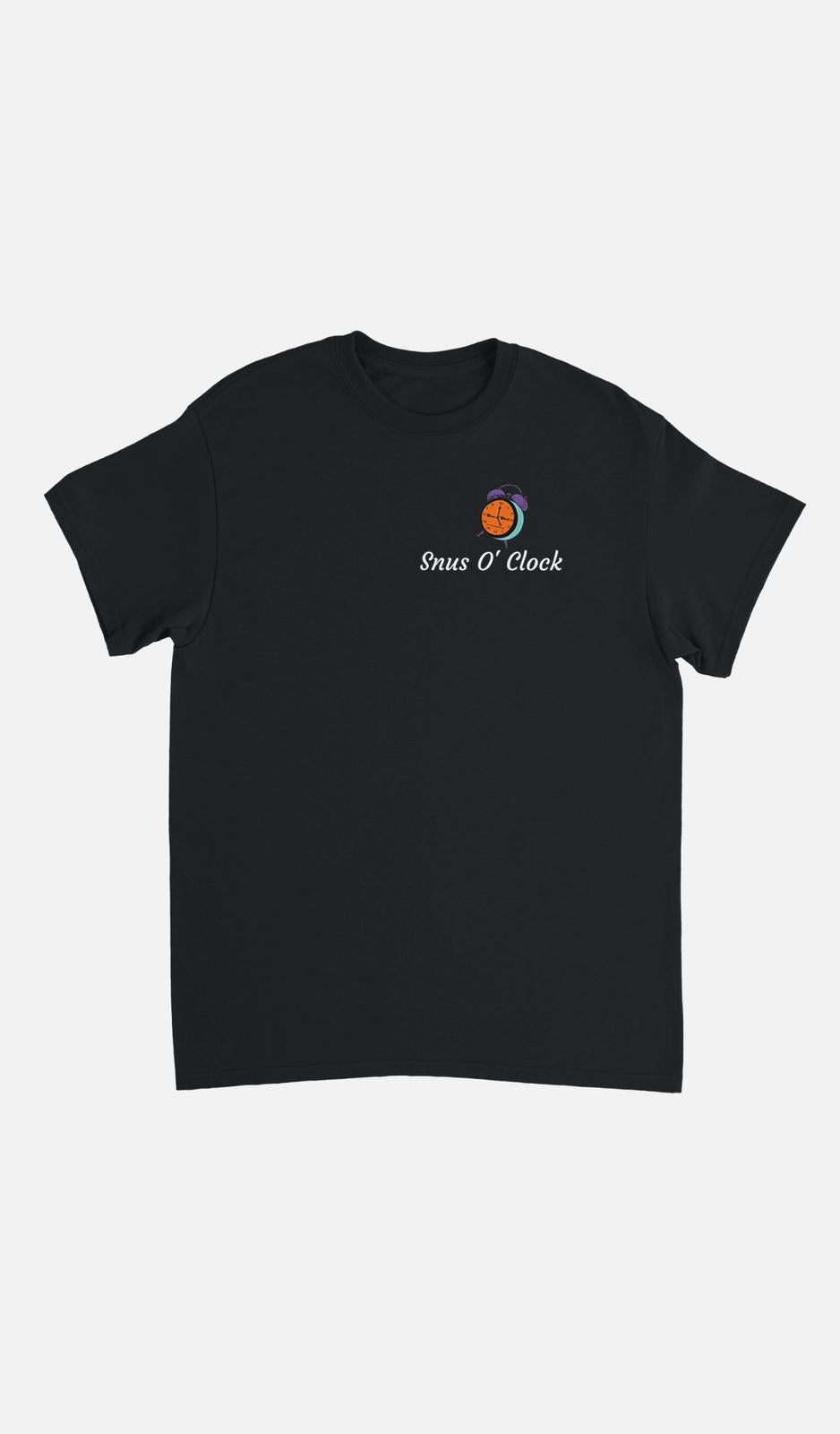 Snus O' Clock Blac T shirt