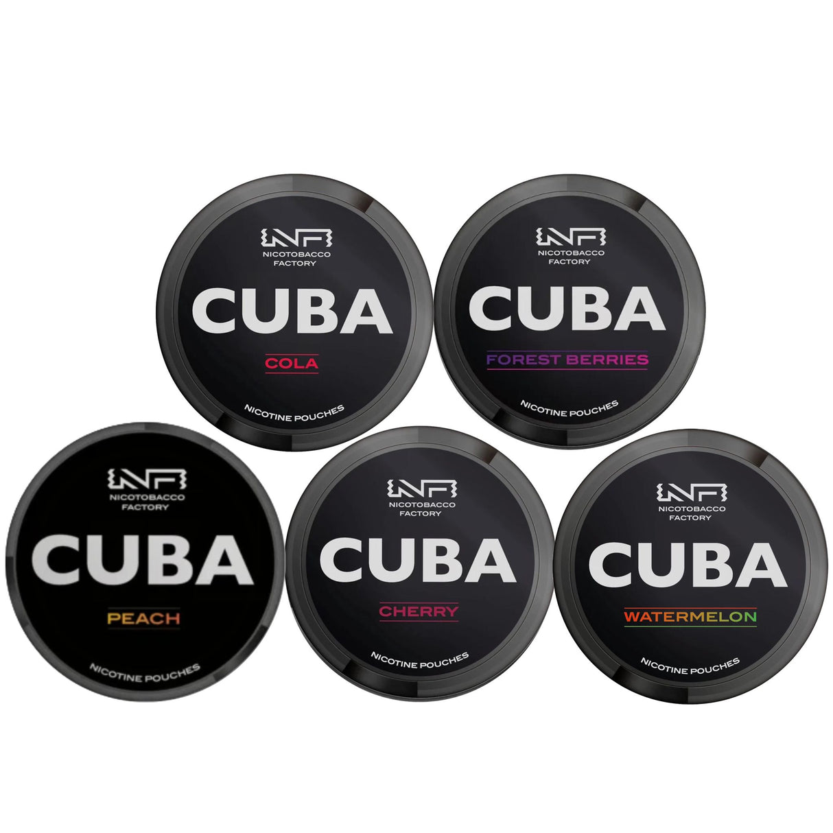 Bundle of 5: CUBA Blackline 43mg