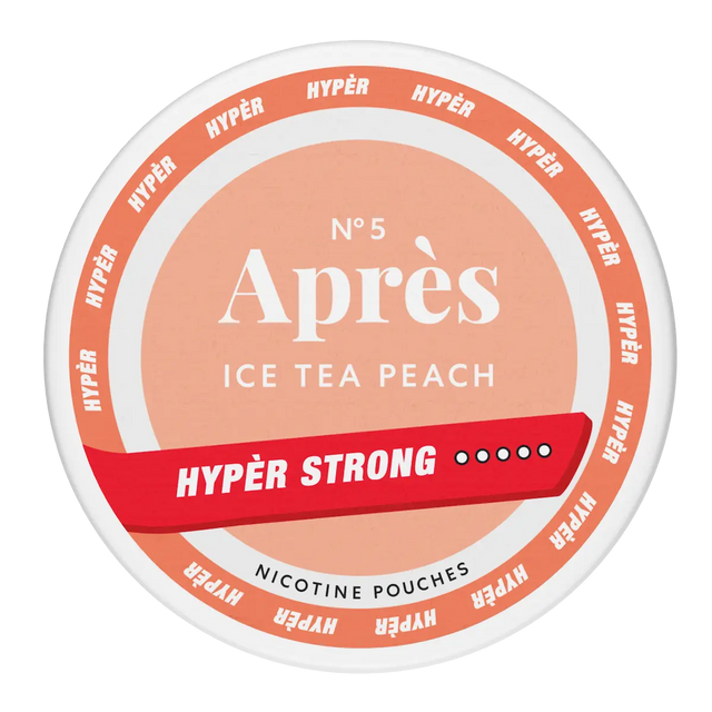 APRES Ice Tea Peach Hyper Strong 11mg nicotine pouches