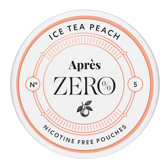 APRES Ice Tea Peach ZERO nicotine free pouches 0mg