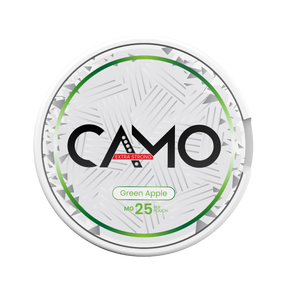 CAMO Green Apple 25mg nicotine pouches