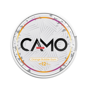 CAMO Orange Bubblegum 12mg nicotine pouches